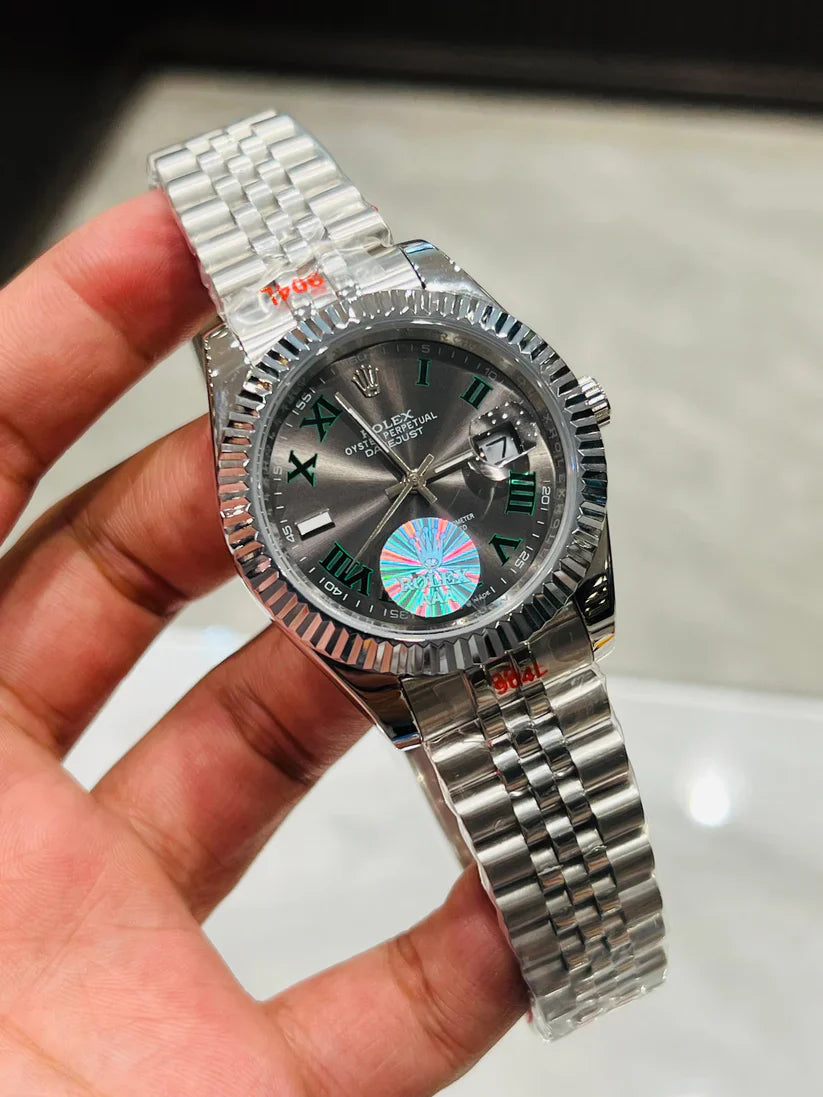 ROLEX MASTER GRADE PURE STEELNESS STEEL SPHIRE GLSSS AUTO