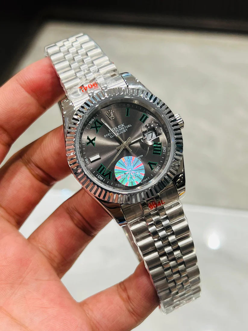 ROLEX MASTER GRADE PURE STEELNESS STEEL SPHIRE GLSSS AUTO